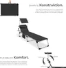 tectake® Aluminium Sonnenliege Aurelie gepolstert, klappbar Produktbild-Vorschau 3
