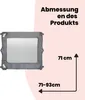 Safety 1st cestovná bezpečnostná brána šedá 71-93 cm Náhľad obrázku produktu 17