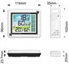 Wetterstation Funk Wetterstation Hygrometer Thermometer LCD Produktbild-Vorschau 5