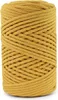 KOKONKI Premium Baumwollkordel 3 mm 100 m Kurkuma Recycling Produktbild-Vorschau 3