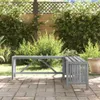 vidaXL Garten-Eckbank mit Pflanzkübel 117 cm Massivholz Produktbild-Vorschau 2