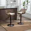 Tabourets de bar en rotin pivotants à 360 degrés et Voir les images du produit 7