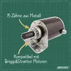 Anlasser 15 Zähne Metall passend für Briggs&Stratton, O-Nr Produktbild-Vorschau 2