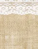 Jute Tischläufer Spitze Rand 28 cm x 2,75 m - Einheitsgröße Produktbild-Vorschau 2