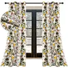 Tende oscuranti 100%, 127x214 cm, set da 2, tende floreali Anteprima dell’immagine prodotto 1