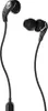 A pair of black Skullcandy in-ear headphones with a Lightning connector. Produktbild-Vorschau