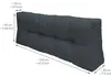 Beautissu Outdoor Rückenkissen ECO Elements, 120x40cm, Produktbild-Vorschau 1