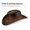 Cowboy Western Leder Hut STAR für Herren Damen Terra Brown Produktbild-Vorschau 6