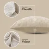 Bestlivings Kissenhülle Chenille Cross 60 cm x 60 cm Produktbild-Vorschau 6