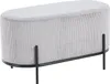 SalesFever Polsterhocker | Stoffbezug in Cord-Optik | Produktbild-Vorschau 2