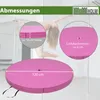 Pole Dance Matte extra dick 10cm Ø120cm pink Produktbild-Vorschau 4
