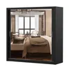 Schwebetürenschrank Kleiderschrank Schrank 203cm Produktbild-Vorschau 2