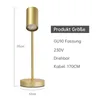 ZMH noční lampička do obývacího pokoje stolní lampa zlatá - Náhled obrázku produktu 2