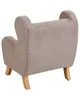 BELIANI Kindersessel Taupe Bouclé-Stoffbezug mit Armlehnen Produktbild-Vorschau 6