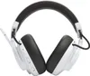 A white and black gaming headset is shown against a white background. Produktbild-Vorschau