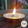 10 Flammschalen mit 8 Stunden Brennzeit Garten Dekoration XXL Kerze Partyfeuer Deko Tischdeko Gartenlicht 10 Stück Outdoorkerze Produktbild-Vorschau