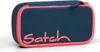 A blue pencil case with pink trim and pink lettering. Anteprima dell’immagine prodotto