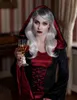 Elegantní gotický dámský kostým pro Halloween upír Náhled obrázku produktu 5