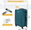 KESSER® Reisekoffer Hartschalen Koffer mit Zahlenschloss, Produktbild-Vorschau 2