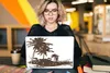 MuchoWow® Laptop Aufkleber Sticker Cover Strand - Palme - Produktbild-Vorschau 5