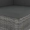 vidaXL Modułowa sofa narożna z rattanu w kolorze szarym Podgląd zdjęcia produktu 1