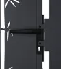 vidaXL Zahradní brána antracitová 100x200 cm ocelový Náhled obrázku produktu 7