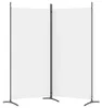 vidaXL 2-dielny paraván biely 175x180 cm látka Náhľad obrázku produktu 5