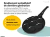 poêle à pancakes endusor pour induction avec revêtement antiadhésif pour cuire pancakes œufs au plat Voir les images du produit