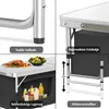 LZQ Campingküche mit Aluminiumgestell – Faltbare Produktbild-Vorschau 7