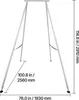 SucceBuy Yoga-Ständerrahmen für Schaukel (291 cm Höhe) mit Produktbild-Vorschau 7