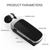 A product shot of a Bluetooth headset with labels pointing out its features. Produktbild-Vorschau