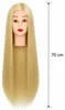 Tête à coiffer d'apprentissage cheveux thermiques 70 cm Iza Voir les images du produit 13