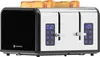 KitchenBrothers Toaster - Toaster - 6 Bräunungsstufen - 4 Produktbild-Vorschau 1