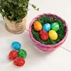 com-four® Oster Deko- & Geschenk-Set - bunte Bastkörbe, Produktbild-Vorschau 2