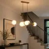 MasterLED Pendelleuchte Bali-12 6xE27 Glaskugel 90 cm Produktbild-Vorschau 8