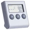 A digital kitchen timer with a temperature probe, displayed on a white background. Voir les images du produit