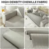 （45*45cm，Grau）Chenille Sofakissenbezug Rutschfester Produktbild-Vorschau 6
