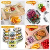 12 pezzi contenitori per alimenti in vetro, con coperchio, Anteprima dell’immagine prodotto 5