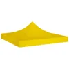 vidaXL Toit de tente de réception 3x3 m jaune 270 g/m Voir les images du produit 6