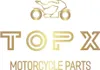 A logo for a motorcycle parts company, featuring a stylized motorcycle and the company name. Produktbild-Vorschau