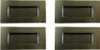 HOOZ 4er Set Möbelgriff Edelstahl 10 cm Muldengriff Produktbild-Vorschau 1