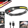 1*LED Stirnlampe, Sensorscheinwerfer USB wiederaufladbar Produktbild-Vorschau 1