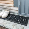 Astra Fußmatte Außen DYNAMIC RILLEN Schwarz 25 x 60 cm Produktbild-Vorschau 2