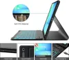 A collage of images showcasing a tablet case with a keyboard, highlighting its features. Anteprima dell’immagine prodotto