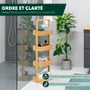 bremermann Étagère en bambou, étagère de salle de bain avec Voir les images du produit 2