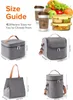 Lunchbag, Lunchtasche klein, faltbare Isoliertasche, Produktbild-Vorschau 3