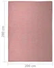 venkovní koberec vidaXL Flatweave 200x280 cm červený Náhled obrázku produktu 5