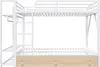 Letto a castello Merax 140x200 cm, letto per bambini con Anteprima dell’immagine prodotto 9