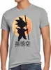 style3 Goku Dragon Moonlight Herren Anime T-Shirt Mond Produktbild-Vorschau 1