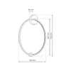 Saturno LED 25W Milagro schwarze Ring-Wand- und Produktbild-Vorschau 4